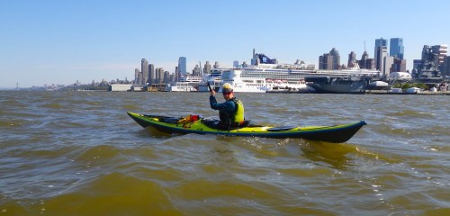 Cruising past Midtown Manhattan