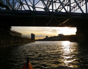 Under the University Heights Bridge