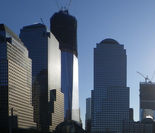 World Trade Center being rebuilt, Lower Manhattan