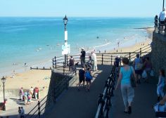 Cromer, Norfolk, first view of the sea