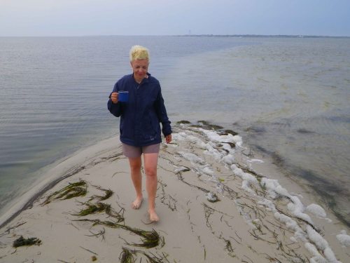 Morning coffee on the sandbar IMGP7393 cropped small