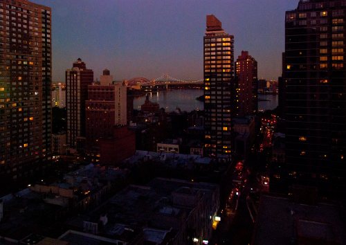 East River at twilight