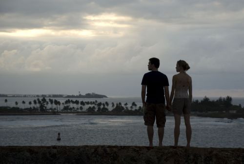 Couple in silhouette (San Juan, Puerto Rico)