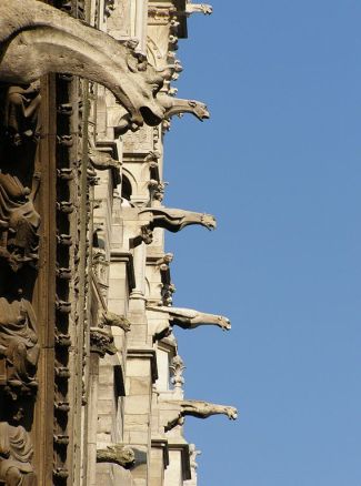 Gargoyles (Notre Dame, Paris; photo by Krzysztof Mizera)