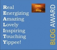 R.E.A.L.I.T.Y. Blog Award