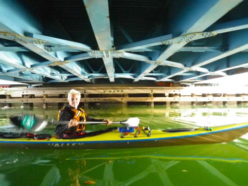 In the glowing cavern
