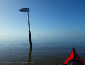 Through shallow waters