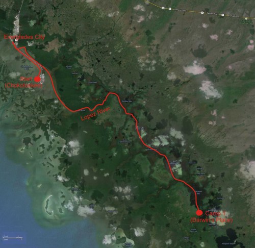 Everglades Shakedown, Day 1