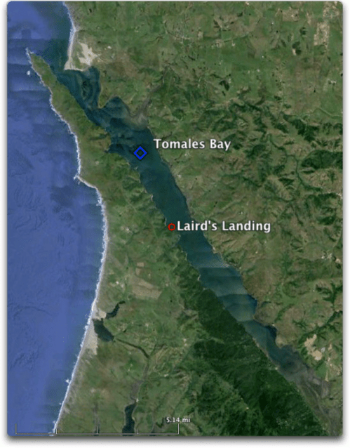 Tomales Bay and Laird's Landing