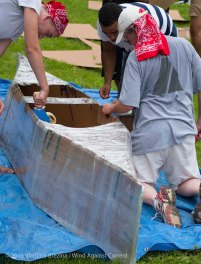 Cardboard Kayak Race 10