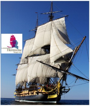 L'Hermione under sail