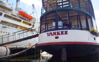 The chicken coop on the stern