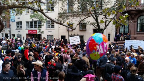 Looking left (photo by Johna) Looking left